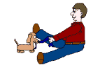 richtig spielen Motivation Hund Spielzeug Zerrspiele Beutemotivation Beschäftigung Spiele Welpen Junghund richtiges Spiel Hovawart Beschäftigung Hunde Beutetrieb Tipps Aufgaben animieren Spaziergang beibringen Beisswurst Erziehungstipps Kontaktspiele 